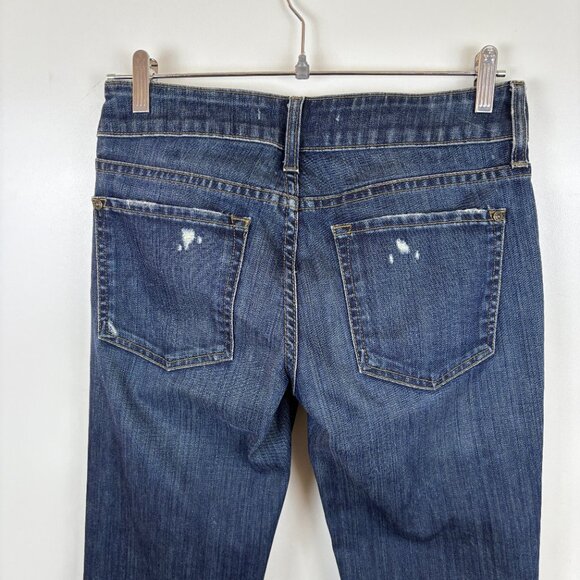Vince Jeans Womens 28 Flare Mykonos Dark Wash Mid Rise Made in USA DV072… - Picture 8 of 8
